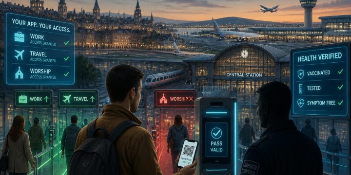 COVID Travel App: How Europe’s Green Pass Foreshadowed “The Government’s Plan to Contain the Alien Contagion”