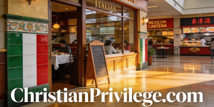 The Religious Food Court and Christian Privilege