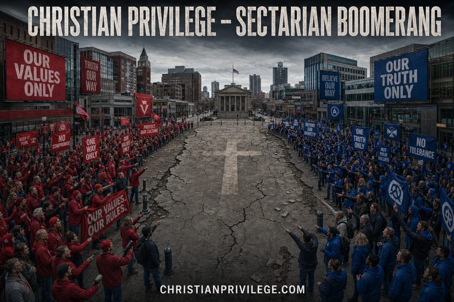 Christian Privilege sectarian boomerang