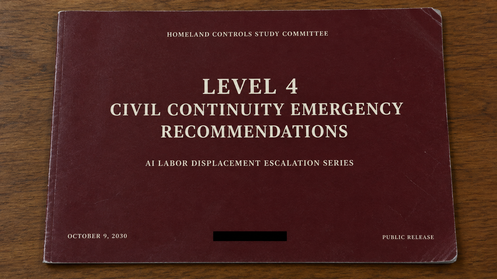 HCL-30-058: Level 4 Civil Continuity Emergency Recommendations