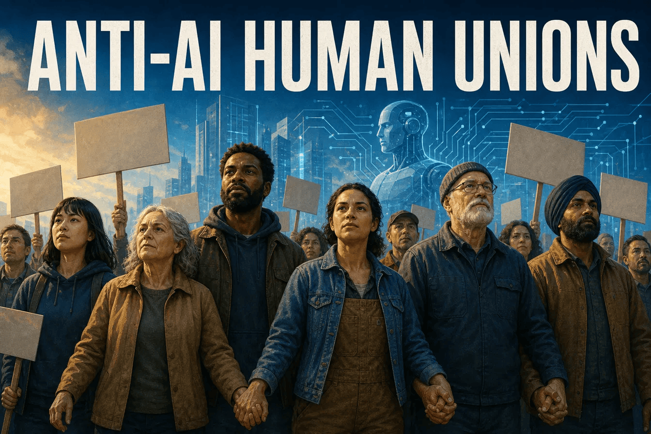 Anti-AI Human Unions