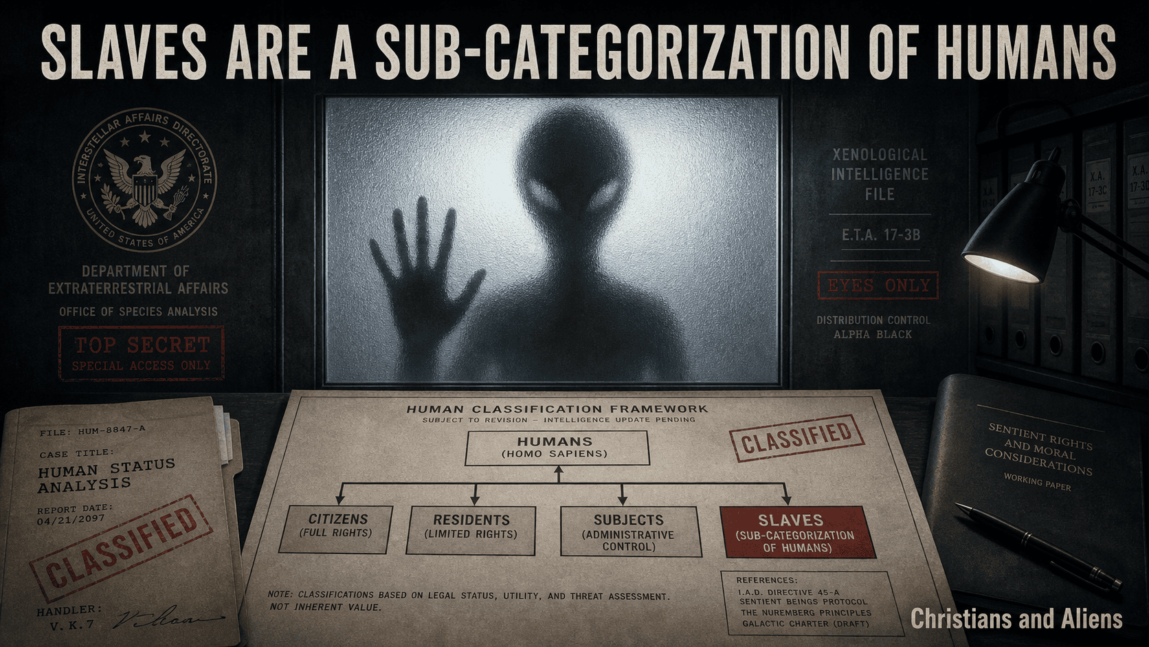 Slaves are a Sub-Categorization of Humans
